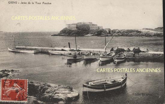 Cartes postales anciennes > CARTES POSTALES > carte postale ancienne > cartes-postales-ancienne.com Provence alpes cote d'azur Var Giens