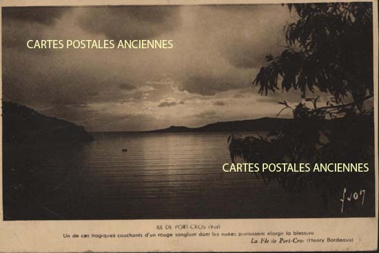 Cartes postales anciennes > CARTES POSTALES > carte postale ancienne > cartes-postales-ancienne.com Provence alpes cote d'azur Var Ile De Port Cros