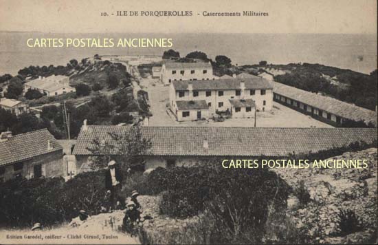 Cartes postales anciennes > CARTES POSTALES > carte postale ancienne > cartes-postales-ancienne.com Provence alpes cote d'azur Porquerolles