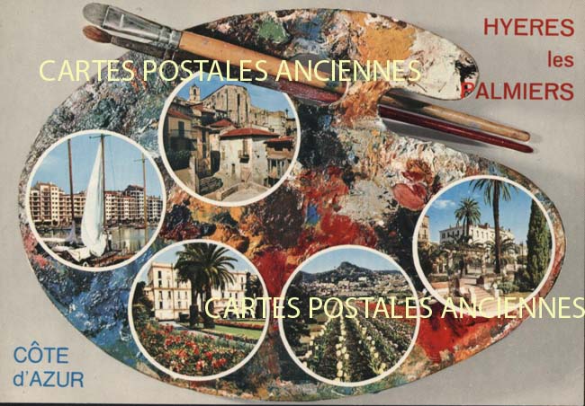 Cartes postales anciennes > CARTES POSTALES > carte postale ancienne > cartes-postales-ancienne.com Provence alpes cote d'azur Hyeres