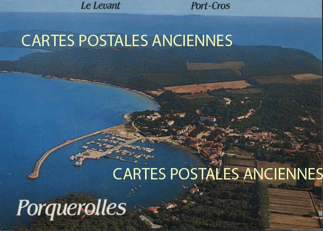 Cartes postales anciennes > CARTES POSTALES > carte postale ancienne > cartes-postales-ancienne.com Provence alpes cote d'azur Porquerolles