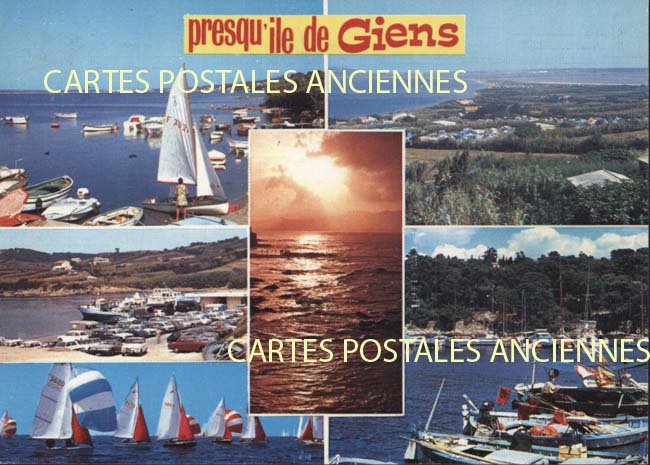 Cartes postales anciennes > CARTES POSTALES > carte postale ancienne > cartes-postales-ancienne.com Provence alpes cote d'azur Giens