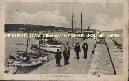 Cartes postales anciennes > CARTES POSTALES > carte postale ancienne > cartes-postales-ancienne.com Provence alpes cote d'azur Porquerolles