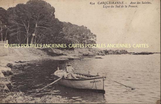 Cartes postales anciennes > CARTES POSTALES > carte postale ancienne > cartes-postales-ancienne.com Provence alpes cote d'azur Carqueiranne
