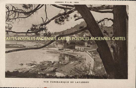 Cartes postales anciennes > CARTES POSTALES > carte postale ancienne > cartes-postales-ancienne.com Provence alpes cote d'azur Le Lavandou