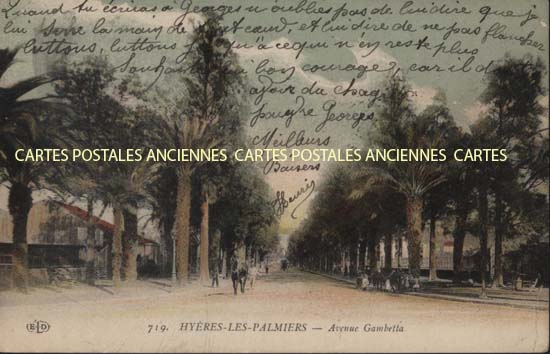 Cartes postales anciennes > CARTES POSTALES > carte postale ancienne > cartes-postales-ancienne.com Provence alpes cote d'azur Hyeres