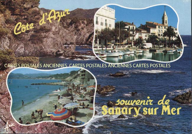 Cartes postales anciennes > CARTES POSTALES > carte postale ancienne > cartes-postales-ancienne.com Provence alpes cote d'azur Sanary Sur Mer