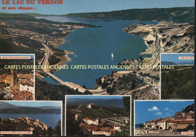 Cartes postales anciennes > CARTES POSTALES > carte postale ancienne > cartes-postales-ancienne.com Provence alpes cote d'azur Var Aiguines