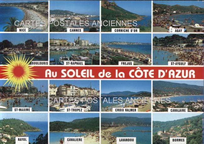 Cartes postales anciennes > CARTES POSTALES > carte postale ancienne > cartes-postales-ancienne.com Provence alpes cote d'azur Var Rayol Canadel Sur Mer