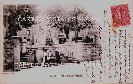 Cartes postales anciennes > CARTES POSTALES > carte postale ancienne > cartes-postales-ancienne.com Provence alpes cote d'azur Var Rians