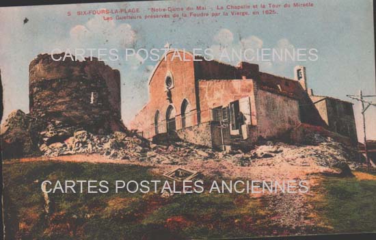 Cartes postales anciennes > CARTES POSTALES > carte postale ancienne > cartes-postales-ancienne.com Provence alpes cote d'azur Var Six Fours Les Plages