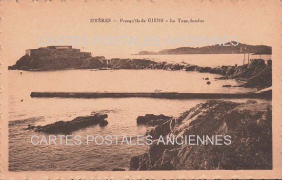 Cartes postales anciennes > CARTES POSTALES > carte postale ancienne > cartes-postales-ancienne.com Provence alpes cote d'azur Var Giens