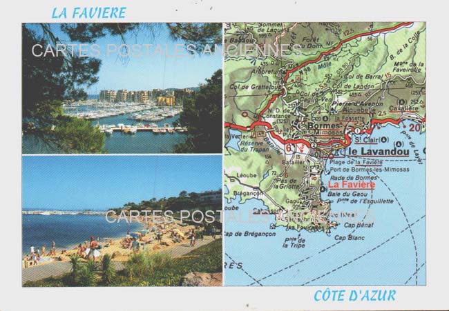 Cartes postales anciennes > CARTES POSTALES > carte postale ancienne > cartes-postales-ancienne.com Provence alpes cote d'azur Var Bormes Les Mimosas