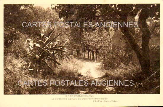 Cartes postales anciennes > CARTES POSTALES > carte postale ancienne > cartes-postales-ancienne.com Provence alpes cote d'azur Var Ile De Port Cros