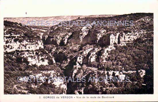 Cartes postales anciennes > CARTES POSTALES > carte postale ancienne > cartes-postales-ancienne.com Provence alpes cote d'azur Alpes de haute provence Moustiers Sainte Marie