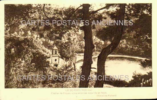 Cartes postales anciennes > CARTES POSTALES > carte postale ancienne > cartes-postales-ancienne.com Provence alpes cote d'azur Var Ile De Port Cros