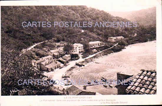 Cartes postales anciennes > CARTES POSTALES > carte postale ancienne > cartes-postales-ancienne.com Provence alpes cote d'azur Var Ile De Port Cros