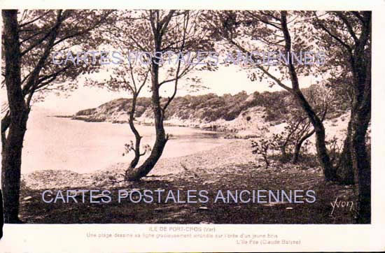 Cartes postales anciennes > CARTES POSTALES > carte postale ancienne > cartes-postales-ancienne.com Provence alpes cote d'azur Var Ile De Port Cros