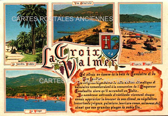 Cartes postales anciennes > CARTES POSTALES > carte postale ancienne > cartes-postales-ancienne.com Provence alpes cote d'azur Var La Croix Valmer