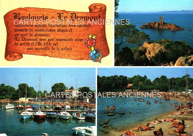 Cartes postales anciennes > CARTES POSTALES > carte postale ancienne > cartes-postales-ancienne.com Provence alpes cote d'azur Var Boulouris