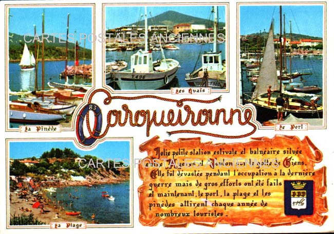 Cartes postales anciennes > CARTES POSTALES > carte postale ancienne > cartes-postales-ancienne.com Provence alpes cote d'azur Var Carqueiranne