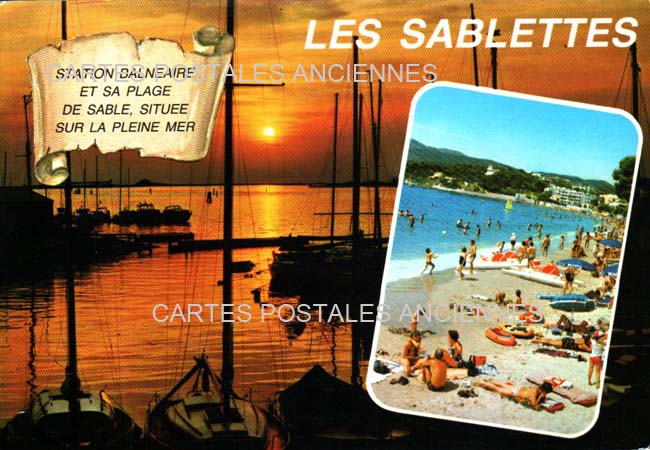 Cartes postales anciennes > CARTES POSTALES > carte postale ancienne > cartes-postales-ancienne.com Provence alpes cote d'azur Var Les Sablettes