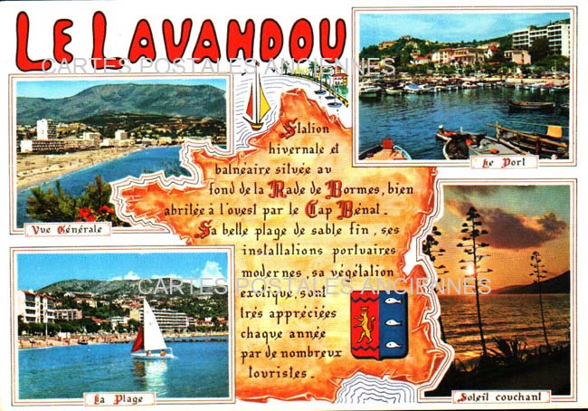 Cartes postales anciennes > CARTES POSTALES > carte postale ancienne > cartes-postales-ancienne.com Provence alpes cote d'azur Var Le Lavandou