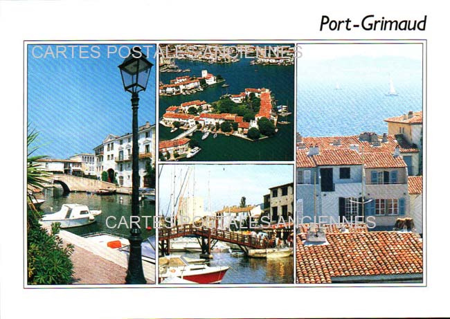 Cartes postales anciennes > CARTES POSTALES > carte postale ancienne > cartes-postales-ancienne.com Provence alpes cote d'azur Var Port Grimaud