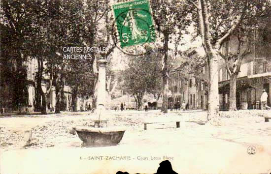 Cartes postales anciennes > CARTES POSTALES > carte postale ancienne > cartes-postales-ancienne.com Provence alpes cote d'azur Var Saint Zacharie