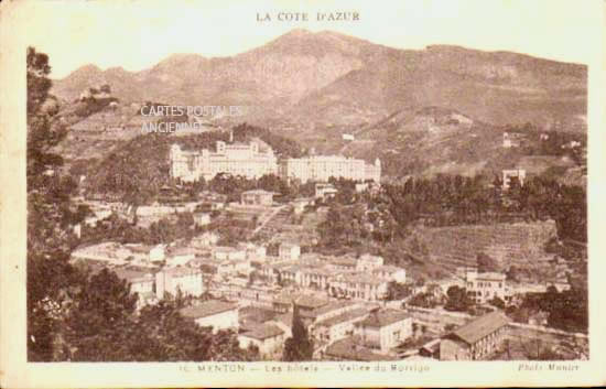 Cartes postales anciennes > CARTES POSTALES > carte postale ancienne > cartes-postales-ancienne.com Alpes maritimes 06 Menton