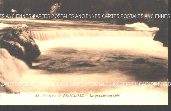 Cartes postales anciennes > CARTES POSTALES > carte postale ancienne > cartes-postales-ancienne.com Provence alpes cote d'azur Vaucluse Fontaine De Vaucluse
