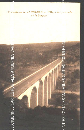 Cartes postales anciennes > CARTES POSTALES > carte postale ancienne > cartes-postales-ancienne.com Provence alpes cote d'azur Vaucluse Fontaine De Vaucluse