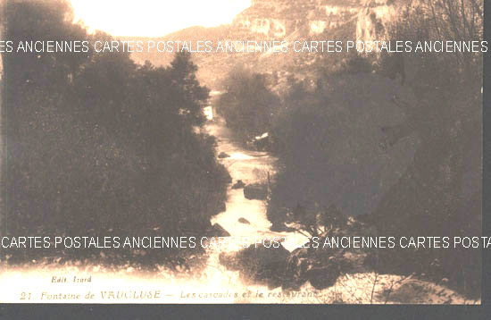 Cartes postales anciennes > CARTES POSTALES > carte postale ancienne > cartes-postales-ancienne.com Provence alpes cote d'azur Vaucluse Fontaine De Vaucluse