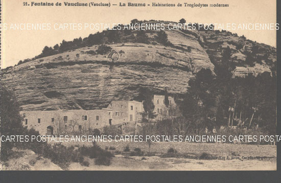 Cartes postales anciennes > CARTES POSTALES > carte postale ancienne > cartes-postales-ancienne.com Provence alpes cote d'azur Vaucluse Fontaine De Vaucluse