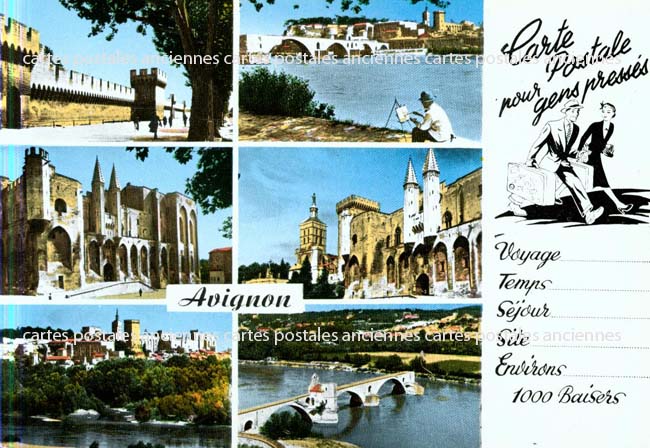 Cartes postales anciennes > CARTES POSTALES > carte postale ancienne > cartes-postales-ancienne.com Provence alpes cote d'azur Vaucluse Avignon