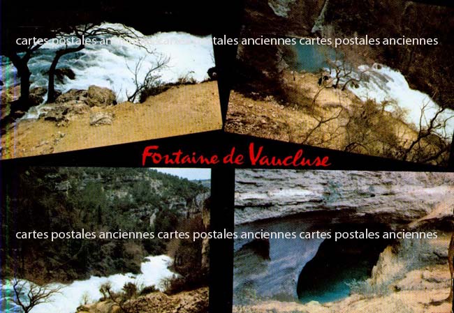 Cartes postales anciennes > CARTES POSTALES > carte postale ancienne > cartes-postales-ancienne.com Provence alpes cote d'azur Fontaine De Vaucluse