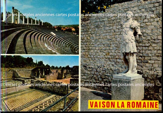 Cartes postales anciennes > CARTES POSTALES > carte postale ancienne > cartes-postales-ancienne.com Provence alpes cote d'azur Vaucluse Vaison La Romaine
