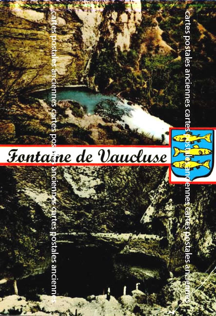 Cartes postales anciennes > CARTES POSTALES > carte postale ancienne > cartes-postales-ancienne.com Provence alpes cote d'azur Fontaine De Vaucluse
