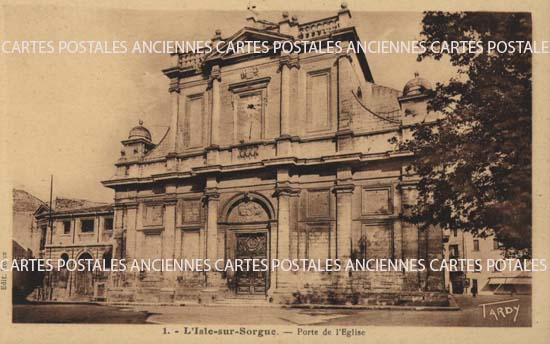 Cartes postales anciennes > CARTES POSTALES > carte postale ancienne > cartes-postales-ancienne.com Provence alpes cote d'azur l'Isle Sur La Sorgue