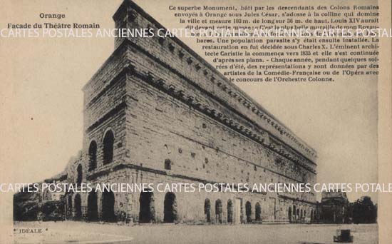 Cartes postales anciennes > CARTES POSTALES > carte postale ancienne > cartes-postales-ancienne.com Provence alpes cote d'azur Orange