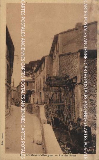 Cartes postales anciennes > CARTES POSTALES > carte postale ancienne > cartes-postales-ancienne.com Provence alpes cote d'azur l'Isle Sur La Sorgue