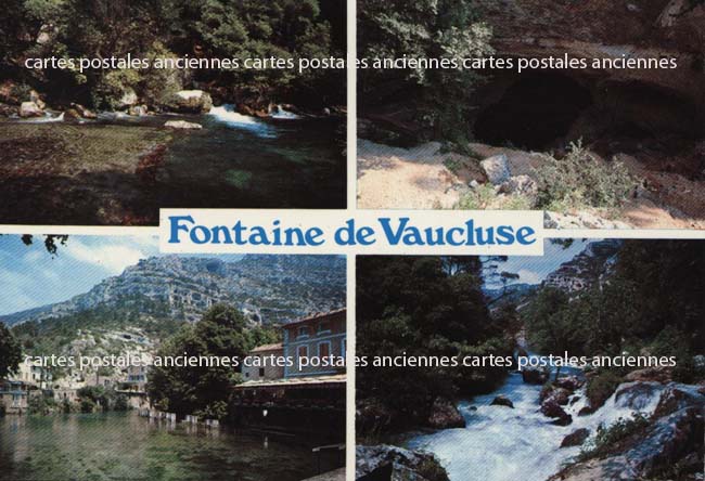Cartes postales anciennes > CARTES POSTALES > carte postale ancienne > cartes-postales-ancienne.com Provence alpes cote d'azur Fontaine De Vaucluse