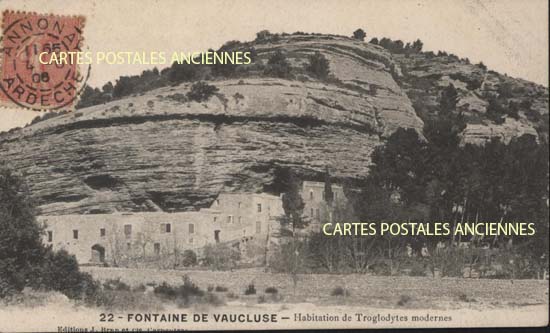 Cartes postales anciennes > CARTES POSTALES > carte postale ancienne > cartes-postales-ancienne.com Provence alpes cote d'azur Fontaine De Vaucluse