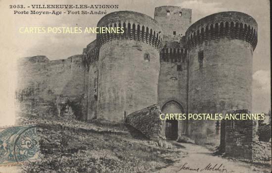 Cartes postales anciennes > CARTES POSTALES > carte postale ancienne > cartes-postales-ancienne.com Gard 30 Villeneuve Les Avignons