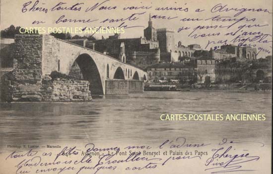 Cartes postales anciennes > CARTES POSTALES > carte postale ancienne > cartes-postales-ancienne.com Provence alpes cote d'azur Avignon