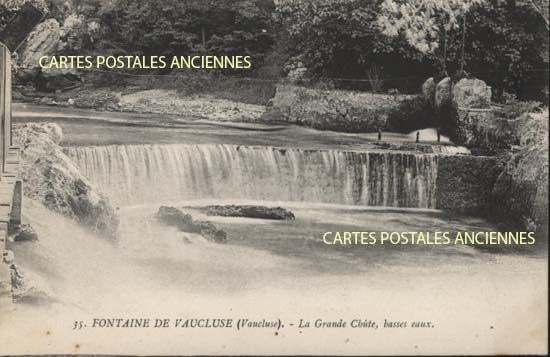 Cartes postales anciennes > CARTES POSTALES > carte postale ancienne > cartes-postales-ancienne.com Provence alpes cote d'azur Vaucluse Fontaine De Vaucluse