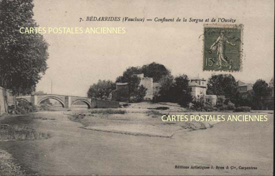 Cartes postales anciennes > CARTES POSTALES > carte postale ancienne > cartes-postales-ancienne.com Provence alpes cote d'azur Vaucluse Bedarrides