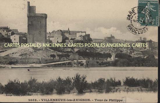 Cartes postales anciennes > CARTES POSTALES > carte postale ancienne > cartes-postales-ancienne.com Gard 30 Villeneuve Les Avignons