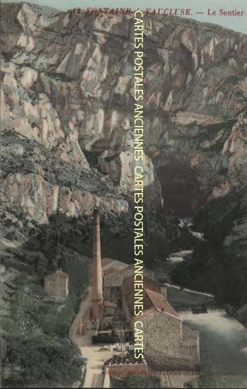 Cartes postales anciennes > CARTES POSTALES > carte postale ancienne > cartes-postales-ancienne.com Provence alpes cote d'azur Fontaine De Vaucluse