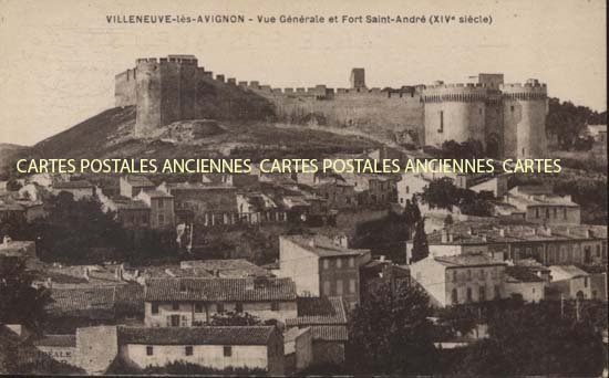 Cartes postales anciennes > CARTES POSTALES > carte postale ancienne > cartes-postales-ancienne.com Gard 30 Villeneuve Les Avignons